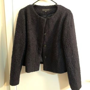 Uniqlo Tweed Collarless jacket